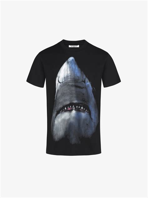 shark t-shirt givenchy|givenchy ripped t shirt.